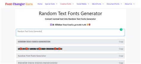 Random Font Generator ς𝐎𝓅𝓨 𝒶ภᗪ ƤΔ𝔰𝐓𝓔 🐺