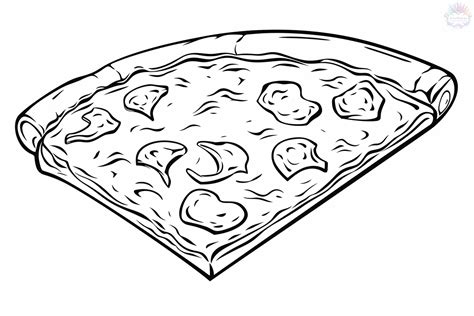 Pizza Coloring Pages