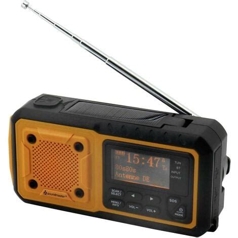 soundmaster DAB112OR Radio dextérieur DAB FM radio durgence