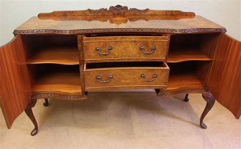 Antique Walnut Queen Anne Style Sideboard