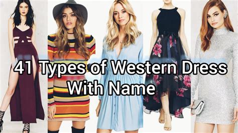 DIFFERENT TYPES OF WESTERN DRESSES WITH NAME 2022 Western Dresses For