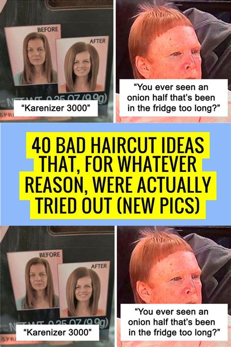 40 Bad Haircut Ideas That For Whatever Reason Were Actually Tried Out