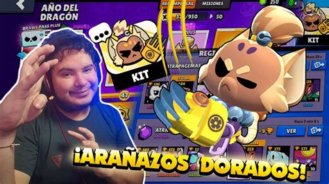 Ara Azos Dorados Mortales Kit Garra Dorada Desbloqueo Brawl