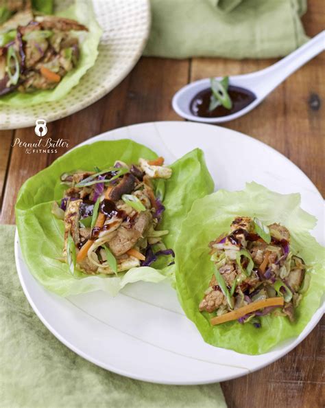 Moo Shu Pork Lettuce Wraps Peanut Butter And Fitness