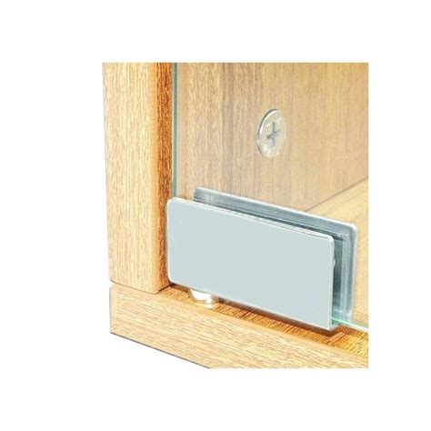 Glass Door Hinges, pair, stainless steel