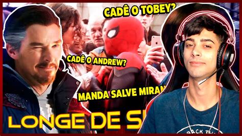 React Par Dia Trailer Homem Aranha Manda Salve Youtube