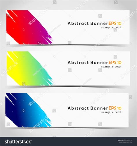 Brush Vector Banner Stock Vector (Royalty Free) 1262857195 | Shutterstock