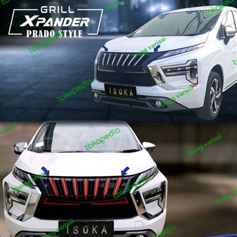 Jual Grill Depan Xpander 2021 2022 2023 Model Prado Hitam Glossy