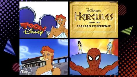 Retro Toon Disney Promos Hercules January Cable Tv