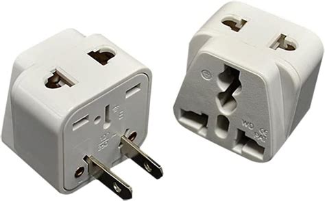 Buy Qiningxia 2 Pin AC American USA Power Plug Adapter Travel Converter