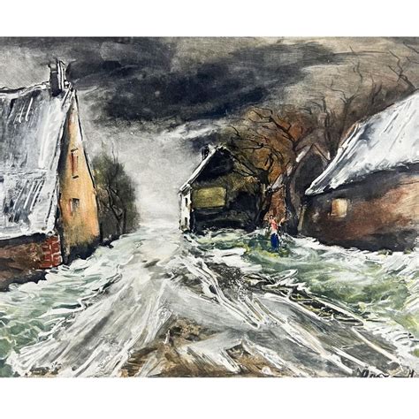 Sold At Auction Maurice De Vlaminck Maurice De Vlaminck Winter Scene