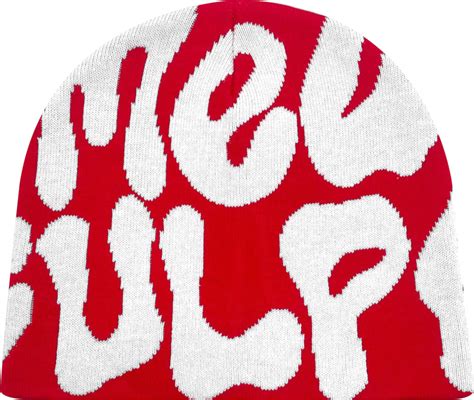 MEA CULPA Red Mea Culpa Beanie INC STYLE