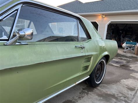 1967 Ford Mustang Coupe Green Automatic Very Little Structural Rust
