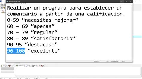 Lenguaje C Programa Para Mostrar Un Mensaje A Partir De Una