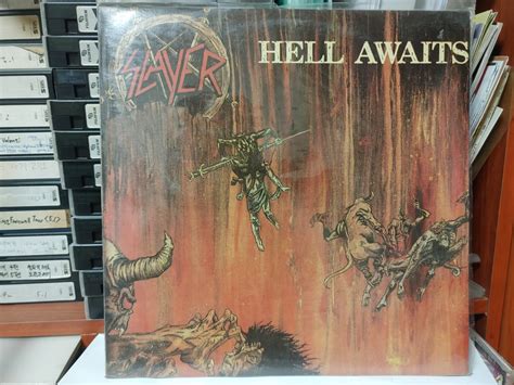 Slayer Hell Awaits Vinyl Photo Metal Kingdom