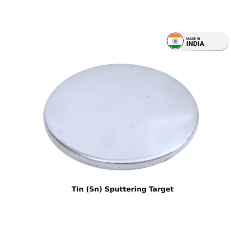 Tin Sn Sputtering Target Vritra Technologies