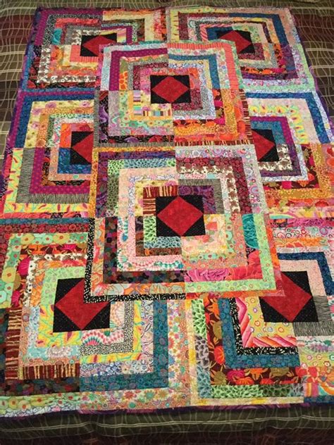 Make A Scrappy Quarter Log Cabin Quilt Artofit