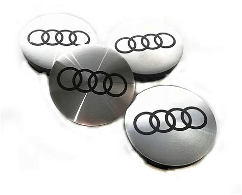 AUDI 4x DEKIELKI KAPSLE ZAŚLEPKI ALUFELG 56mm 52mm AUDI ZNACZKI