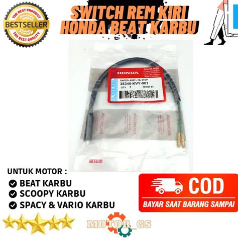 Jual Switch Rem Stop Kiri Belakang Kabel Honda Vario Beat Scoopy Spacy