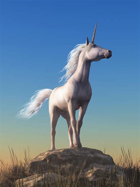 The Unicorn Digital Art By Daniel Eskridge Fine Art America