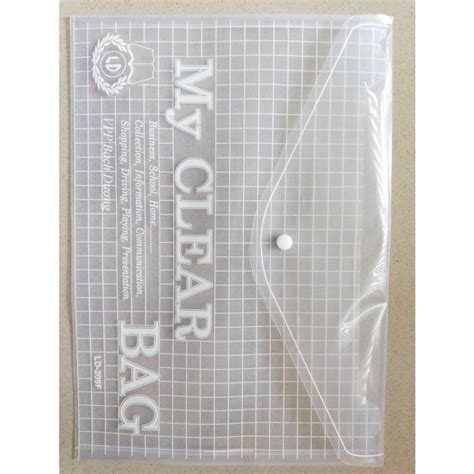 5 Cái Bìa Nút My Clear A4 F4 File Nút đựng Hồ Sơ Giấy Tờ A4 Shopee