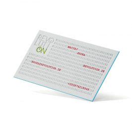 Plastikowe Wizytówki Hot Stamping Pracownia Wizytówek