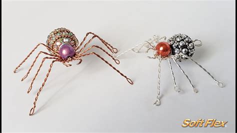 Conversations In Wire With James Browning How To Create A Spider Using Beads And Soft Flex Craft