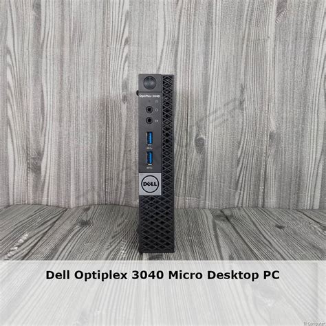 Dell Optiplex 3040 Micro Intel Core I5 6500t 8gb Ram 256gb Ssd Refurbished Desktop Pc