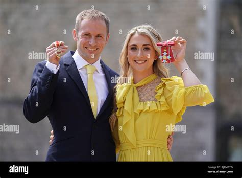 Sir Jason Kenny And Dame Laura Kenny After They Received Their Knight