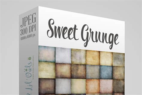 Sweet Grunge Fine Art Texture Set Design Cuts