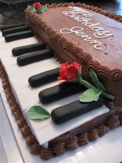 Piano Birthday Cake Piano Birthday Cakes Davemelillo