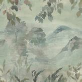 Miyako Scene 2 By Designers Guild Dove Mural Wallpaper Direct