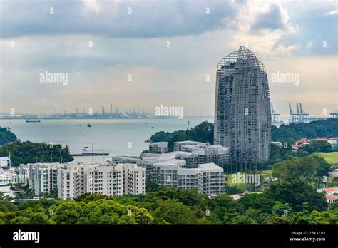 View from Mount Faber Park in Singapore Stock Photo - Alamy