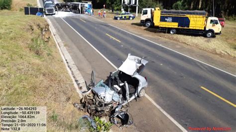 Homem morre em acidente na BR 116 entre carro e dois caminhões Portal RDX