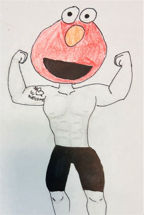 Buff Elmo is here to bring satisfaction in 2022 | Elmo, Art, Buff