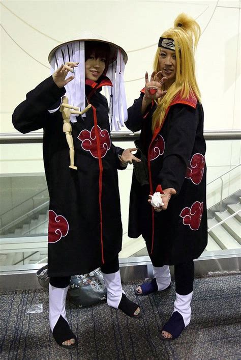 Sasori of the Red Sand サソリ and Deidara デイダラ of the Akatsuki 暁