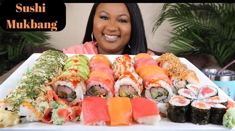 Sushi Mukbang Eating Show Youtube