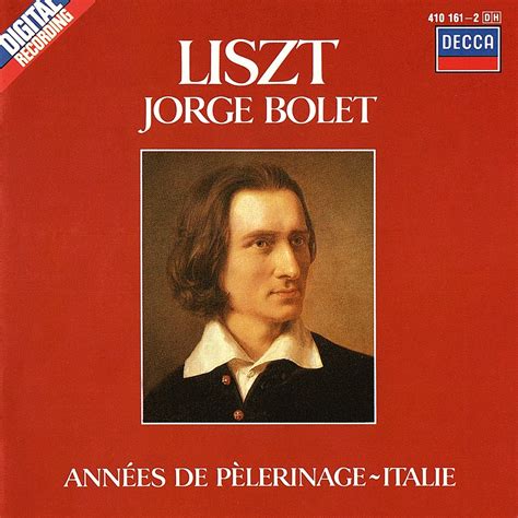 Liszt Piano Works Vol Ann Es De P Lerinage Italie Album By