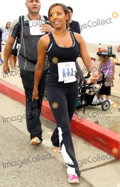 Photos And Pictures Former Spice Girl Melanie Brown Runs And Walks