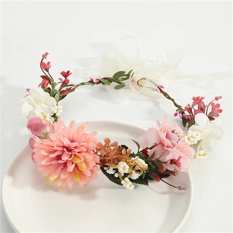 Flower Headband Head Garland Hair Band Crown Wreath Beach Hippy Boho