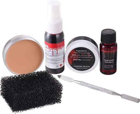 Mysense Fake Blood And Scar Wax For SFX Makeup Kit For Fake Scars