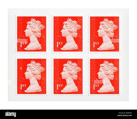 First Class Postage Stamps, UK Stock Photo - Alamy