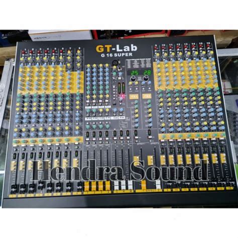 Jual Mixer Audio RDW GT Lab G16 Super 16 Channel Shopee Indonesia