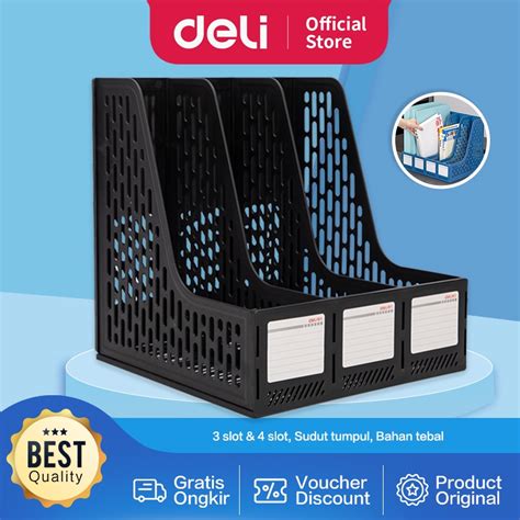 Jual Deli Magazine Container File Tray Rak Box File Tempat Dokumen