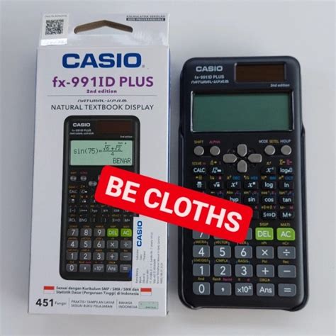 Jual Casio FX 991ID Plus Kalkulator Scientific Calculator Casio Kota