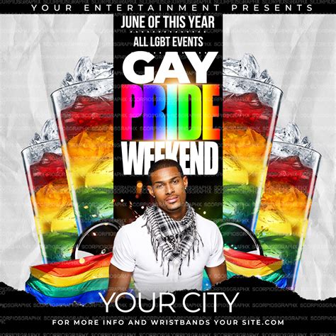 GAY PRIDE Weekend Flyer Template By ScorpiosGraphx On DeviantArt