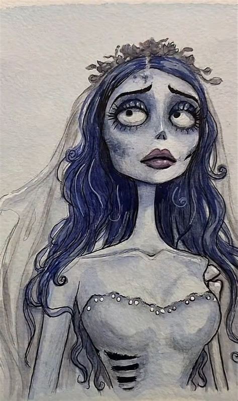 Pin By Yoongiluvr On Fanarts In Tim Burton Art Corpse Bride Art