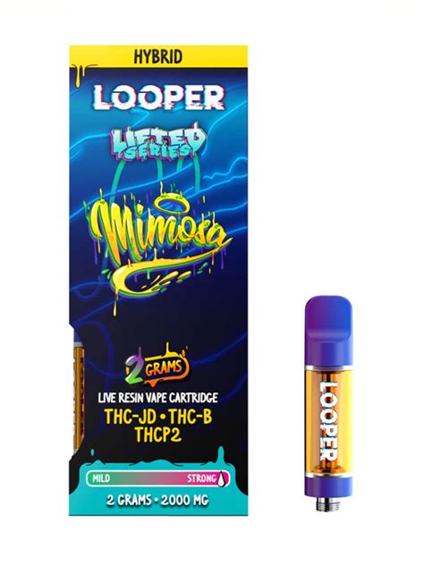 Mimosa Looper Lifted Series Thc Jd Thc B Thcp Live Resin Vape