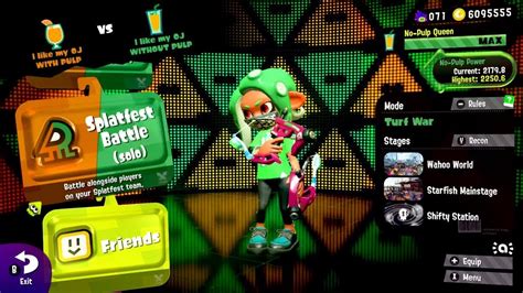 Splatoon 2 Splatfest 13 Pulp Vs No Pulp YouTube