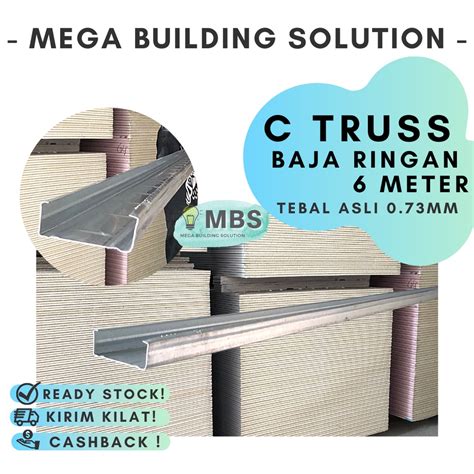 Jual Baja Ringan Ctruss Besi Cnp C X Mm X M Shopee Indonesia